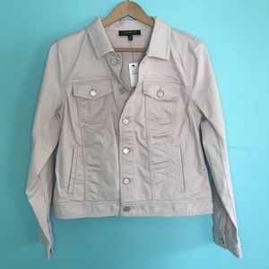 Talbots soft pink denim jacket - new with tags!